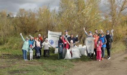 Экологический марафон по уборке мусора прошел в Красноярске