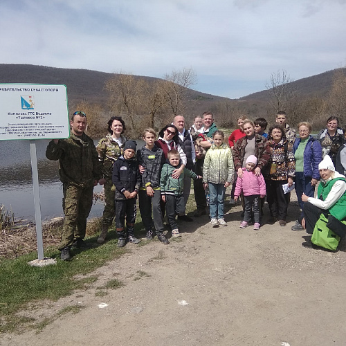 Акция "Вода России" в Севастополе